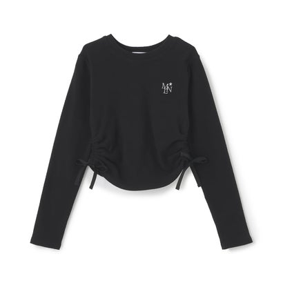 ミニマル minimal 【表起毛】あったかテレコドロストTシャツ （オフ ホワイト）｜詳細画像