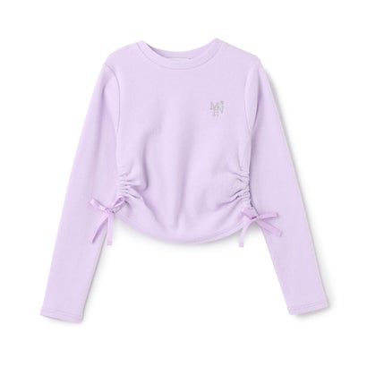 ミニマル minimal 【表起毛】あったかテレコドロストTシャツ （ラベンダー）｜詳細画像