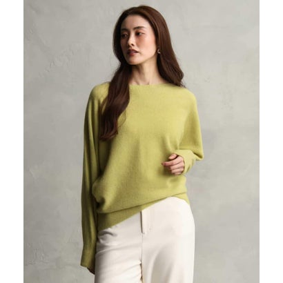 ミッシェルクラン MICHEL KLEIN [定番人気]ホールガーメント(R)ドルマンスリーブニット （イエロー）｜詳細画像
