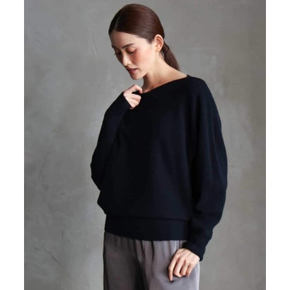 ミッシェルクラン MICHEL KLEIN [定番人気]ホールガーメント(R)ドルマンスリーブニット （イエロー）｜詳細画像