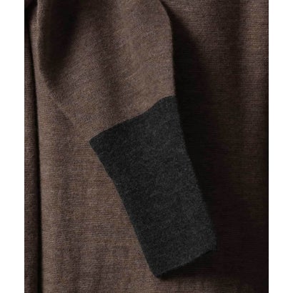 ミッシェルクラン MICHEL KLEIN ホールガーメント(R)バイカラーニットワンピース （ネイビー）｜詳細画像