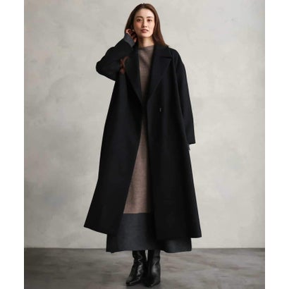 ミッシェルクラン MICHEL KLEIN ホールガーメント(R)バイカラーニットワンピース （ネイビー）｜詳細画像