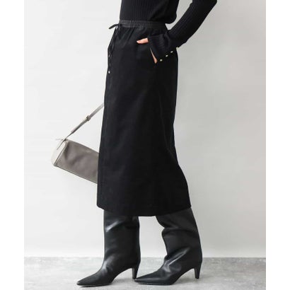 エムケー ミッシェルクラン MK MICHEL KLEIN [洗える]ドロスト コーデュロイスカート （ベージュ）｜詳細画像