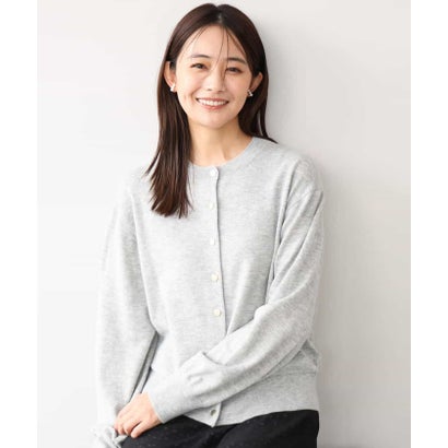 [ウール100/洗える]SUPER FINE WOOLベーシックカーディガン （レッド）｜詳細画像