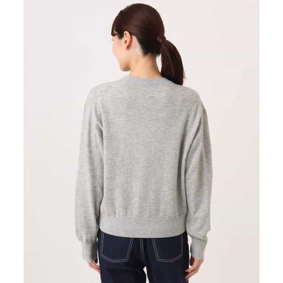 [ウール100/洗える]SUPER FINE WOOLベーシックカーディガン （レッド）｜詳細画像
