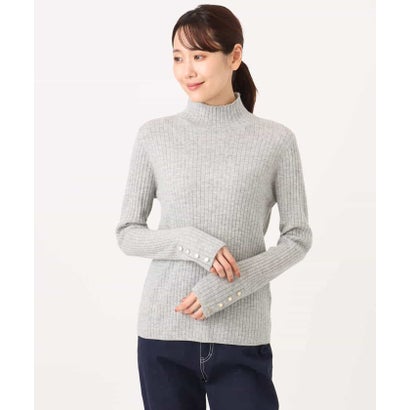 [ウール100/洗える]SUPER FINE WOOLベーシックタートルネックニット （レッド）｜詳細画像