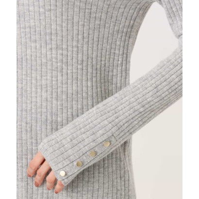 [ウール100/洗える]SUPER FINE WOOLベーシックタートルネックニット （レッド）｜詳細画像