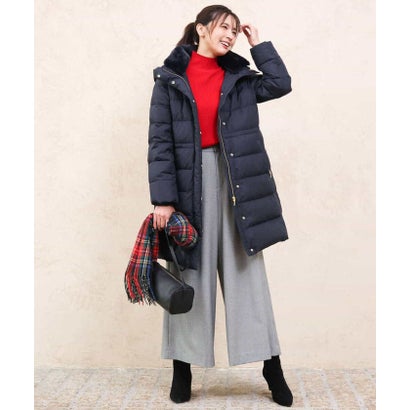 [ウール100/洗える]SUPER FINE WOOLベーシックタートルネックニット （レッド）｜詳細画像