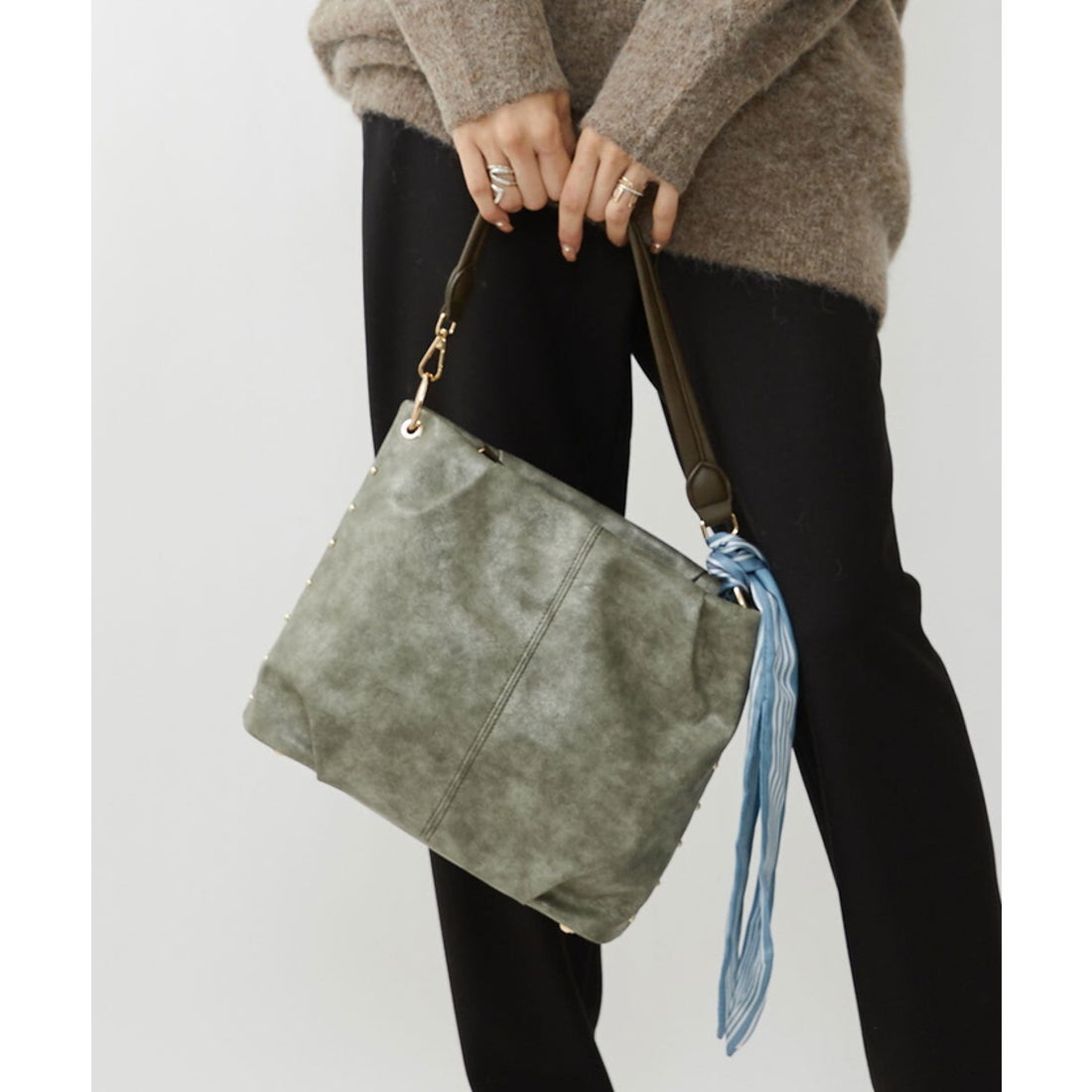 エムケーミッシェルクラン バッグ MK MICHEL KLEIN BAG [2WAY/リボン 