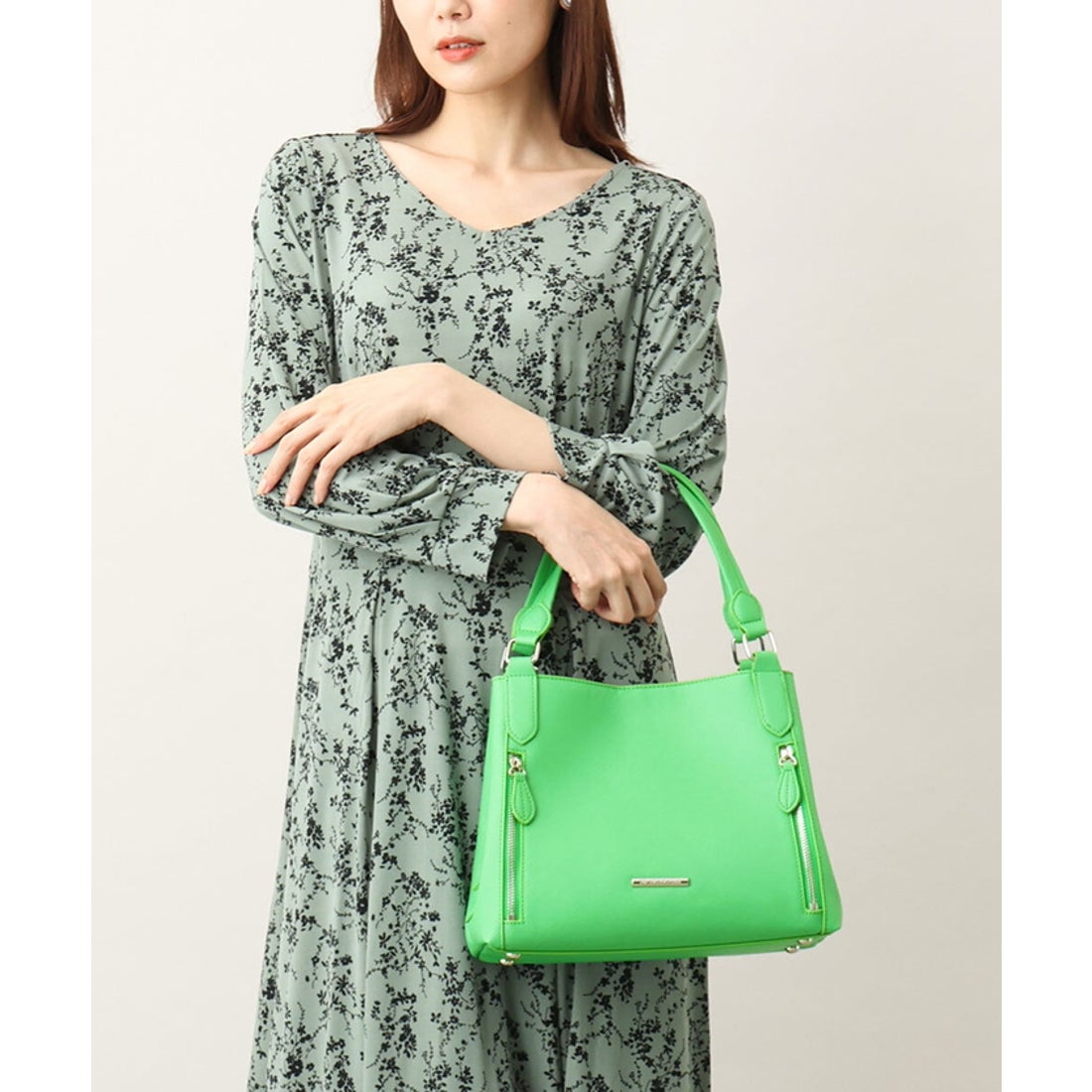 エムケーミッシェルクラン バッグ MK MICHEL KLEIN BAG [2WAY]サイド 