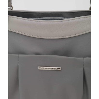 エムケーミッシェルクラン バッグ MK MICHEL KLEIN BAG [2WAY/撥水/A4収納可]サイドポケットパイピングバッグ （ベージュ×ピンク）｜詳細画像
