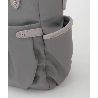 エムケーミッシェルクラン バッグ MK MICHEL KLEIN BAG [2WAY/撥水/A4収納可]サイドポケットパイピングバッグ （ブルーグレー×ライトグレー）｜詳細画像