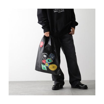 エムエムシックス メゾン マルジェラ MM6 Maison Margiela MM6 トートバッグ Japanese S54WD0039 P9087 ミディアム （T8013/ブラック）｜詳細画像