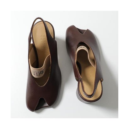 エムエムシックス メゾン マルジェラ MM6 Maison Margiela MM6  サンダル S59WP0213 P3628 （T2259/ブラウン）｜詳細画像