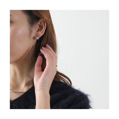 エムエムシックス メゾン マルジェラ MM6 Maison Margiela MM6 スタッドピアス SM7VG0131 P9212 ツートーン オーブ （HB649/ゴールド+シルバー）｜詳細画像