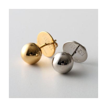 エムエムシックス メゾン マルジェラ MM6 Maison Margiela MM6 スタッドピアス SM7VG0131 P9212 ツートーン オーブ （HB649/ゴールド+シルバー）｜詳細画像