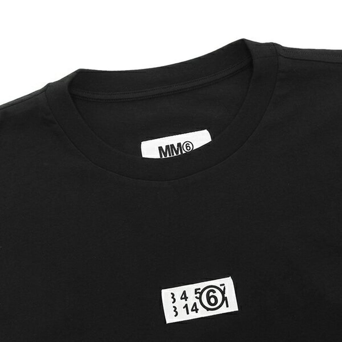 エムエムシックス メゾン マルジェラ MM6 Maison Margiela Tシャツ 半袖カットソー トップス ブラック メンズ レディース MM6  Maison Margiela S52GC0275 S24312 900 （ブラック）