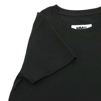 エムエムシックス メゾン マルジェラ MM6 Maison Margiela Tシャツ 半袖カットソー トップス ブラック レディース MM6 Maison Margiela S52GC0280 S24405 900 （ブラック）｜詳細画像