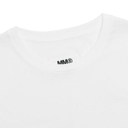 エムエムシックス メゾン マルジェラ MM6 Maison Margiela Tシャツ 半袖カットソー トップス ホワイト レディース MM6 Maison Margiela S52GC0280 S24405 100 （ホワイト）｜詳細画像
