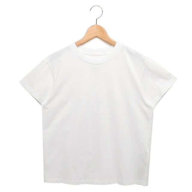 
                    メゾンマルジェラ Tシャツ 半袖カットソー トップス ホワイト レディース S52GC0265 S24312 100 （WHITE）