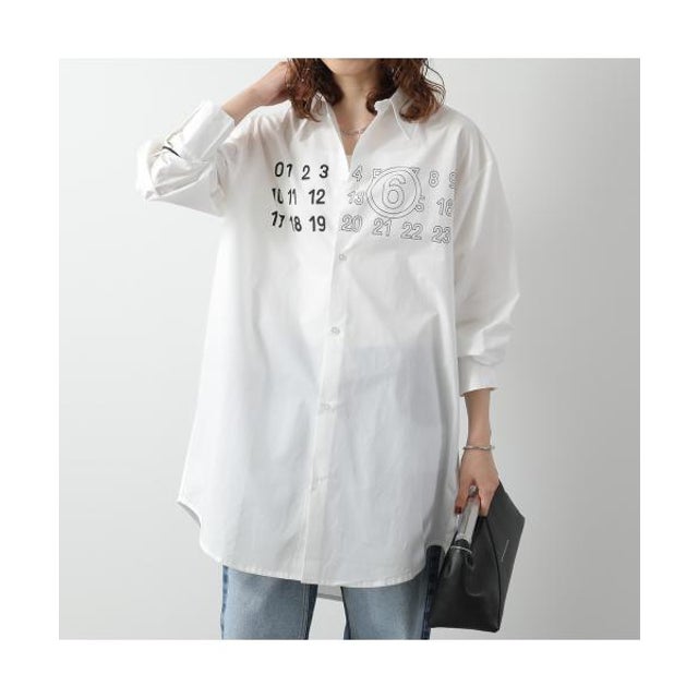 MM6 KIDS シャツワンピース M61089 MM09A （M6102/ホワイト）