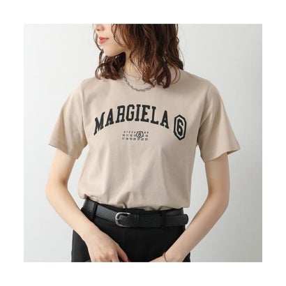 エムエムシックス メゾン マルジェラ MM6 Maison Margiela MM6 KIDS Tシャツ【1枚単品】M61162 MM04I （M6C52/ベージュ）｜詳細画像
