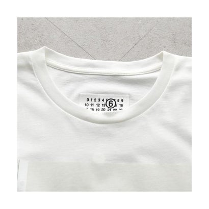 エムエムシックス メゾン マルジェラ MM6 Maison Margiela MM6 KIDS Tシャツ M61125 MM08G 半袖 （M6102/ホワイト）｜詳細画像