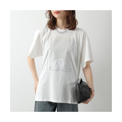 エムエムシックス メゾン マルジェラ MM6 Maison Margiela MM6 KIDS Tシャツ M61125 MM08G 半袖 （M6102/ホワイト）｜詳細画像