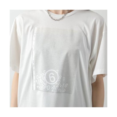 エムエムシックス メゾン マルジェラ MM6 Maison Margiela MM6 KIDS Tシャツ M61125 MM08G 半袖 （M6102/ホワイト）｜詳細画像