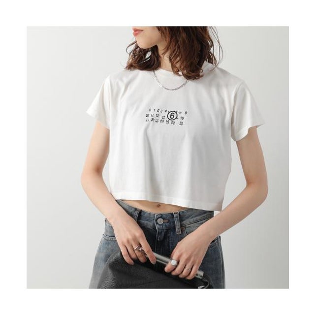MM6 Tシャツ S52GC0369 M20258 （101/ホワイト）
