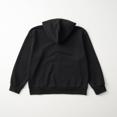 パーカー キッズ NUMBER LOGO PRINT FULL-ZIP HOODIE M61115 MM02X （ブラック(M6900)）｜詳細画像