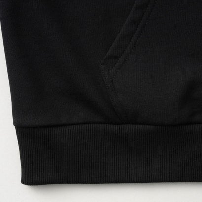 パーカー キッズ NUMBER LOGO PRINT FULL-ZIP HOODIE M61115 MM02X （ブラック(M6900)）｜詳細画像