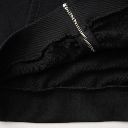 パーカー キッズ NUMBER LOGO PRINT FULL-ZIP HOODIE M61115 MM02X （ブラック(M6900)）｜詳細画像