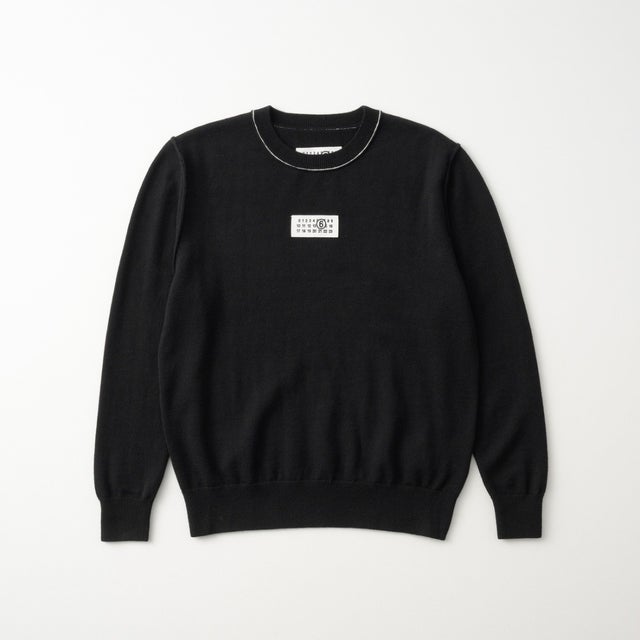 セーター キッズ WOOL-BLEND CREWNECK SWEATER M61025 MM06Q （ブラック(M6900)）