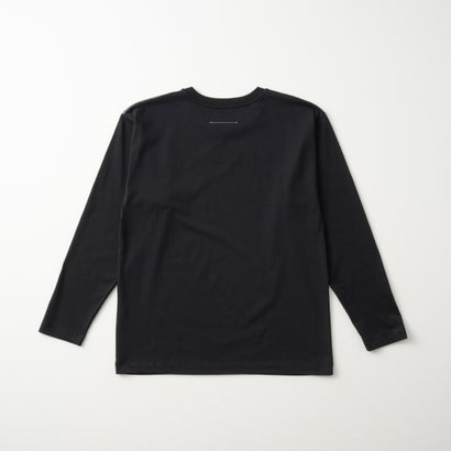 エムエムシックス メゾン マルジェラ MM6 Maison Margiela Tシャツ キッズ LONG-SLEEVE T-SHIRT WITH LOGO M61164 MM04I （ブラック(M6900)）｜詳細画像