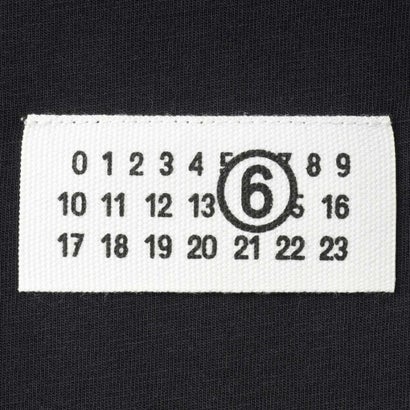 エムエムシックス メゾン マルジェラ MM6 Maison Margiela Tシャツ キッズ LONG-SLEEVE T-SHIRT WITH LOGO M61164 MM04I （ブラック(M6900)）｜詳細画像