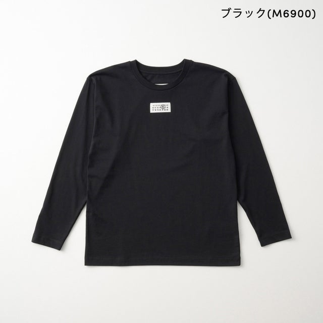 Tシャツ キッズ LONG-SLEEVE T-SHIRT WITH LOGO M61164 MM04I （ブラック(M6900)）