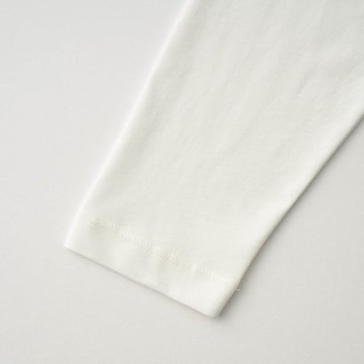 エムエムシックス メゾン マルジェラ MM6 Maison Margiela Tシャツ キッズ LONG-SLEEVE T-SHIRT WITH LOGO M61164 MM04I （ナチュラルホワイト(M6102)）｜詳細画像