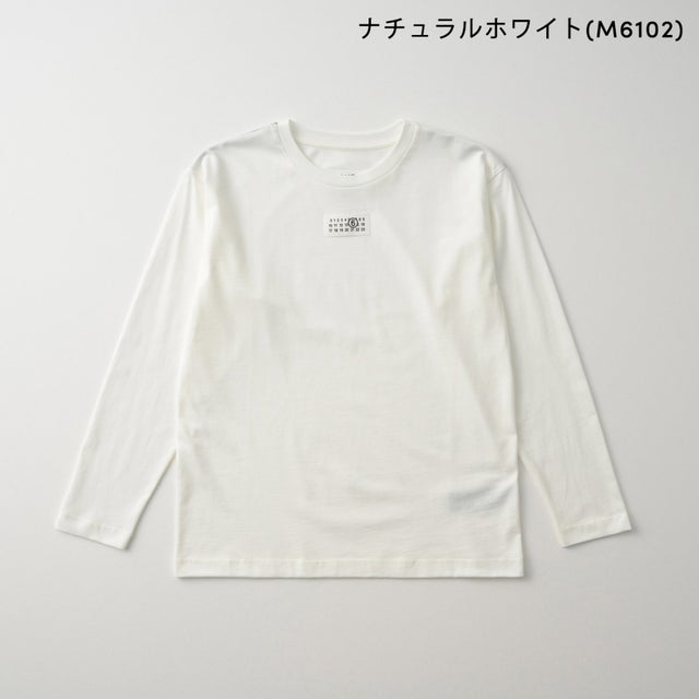 Tシャツ キッズ LONG-SLEEVE T-SHIRT WITH LOGO M61164 MM04I （ナチュラルホワイト(M6102)）