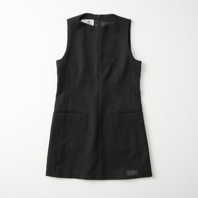 エムエムシックス メゾン マルジェラ MM6 Maison Margiela ワンピース キッズ SLEEVELESS A-LINE DRESS M61106 MM03D （ブラック(M6900)）｜詳細画像