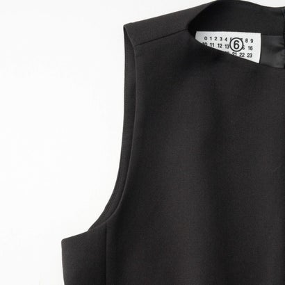 エムエムシックス メゾン マルジェラ MM6 Maison Margiela ワンピース キッズ SLEEVELESS A-LINE DRESS M61106 MM03D （ブラック(M6900)）｜詳細画像