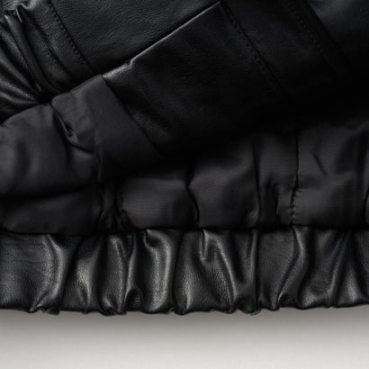 エムエムシックス メゾン マルジェラ MM6 Maison Margiela ジャケット キッズ BIKER JACKET WITH PRINTED LOGO M61045 MM08L （ブラック(M6900)）｜詳細画像