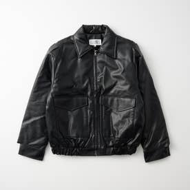 ジャケット キッズ BIKER JACKET WITH PRINTED LOGO M61045 MM08L （ブラック(M6900)）