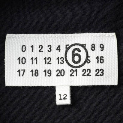 エムエムシックス メゾン マルジェラ MM6 Maison Margiela Tシャツ キッズ T-SHIRT WITH LOGO M61117 MM02Y （ブラック(M6900)）｜詳細画像
