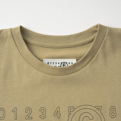 エムエムシックス メゾン マルジェラ MM6 Maison Margiela Tシャツ キッズ T-SHIRT WITH LOGO M61117 MM02Y （ダークオリーブグリーン(M6516)）｜詳細画像