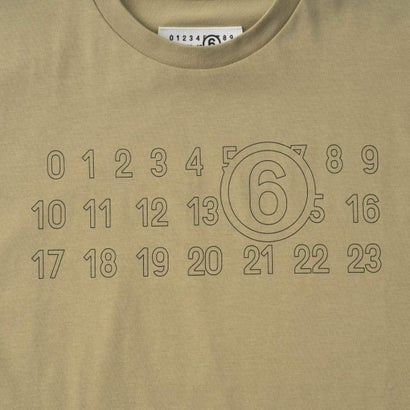 エムエムシックス メゾン マルジェラ MM6 Maison Margiela Tシャツ キッズ T-SHIRT WITH LOGO M61117 MM02Y （ダークオリーブグリーン(M6516)）｜詳細画像