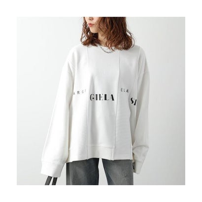 エムエムシックス メゾン マルジェラ MM6 Maison Margiela MM6 トレーナー S52GU0192 S25537 （101/ホワイト）｜詳細画像