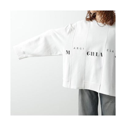 エムエムシックス メゾン マルジェラ MM6 Maison Margiela MM6 トレーナー S52GU0192 S25537 （101/ホワイト）｜詳細画像
