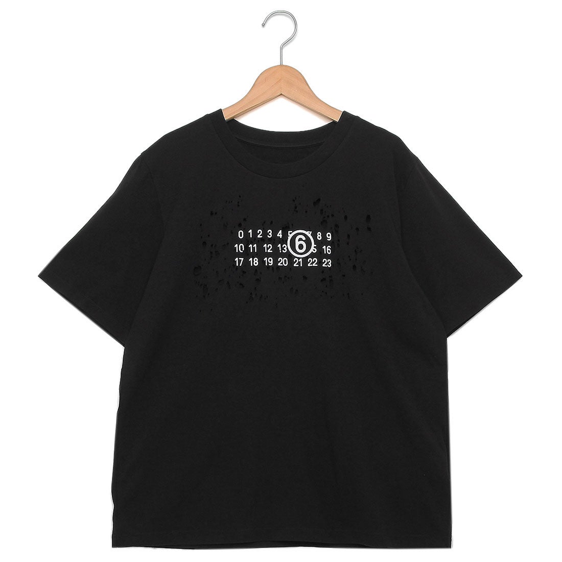 黒48新品 メゾン マルジェラ Motherboard Tシャツ 半袖 ブラック