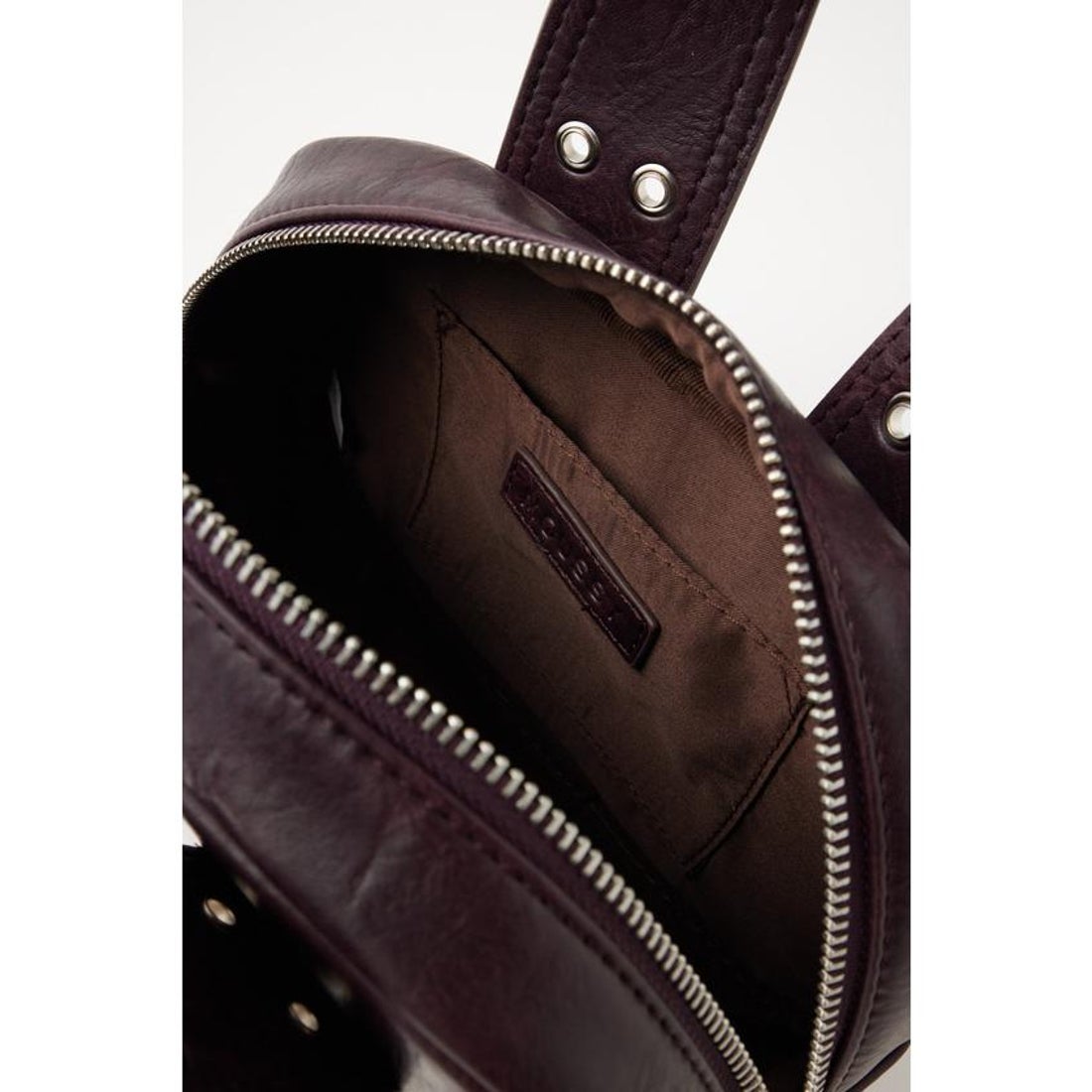 マウジー MOUSSY BUCKLE HANDLE MINI ボストン （BLK） - ファッション 